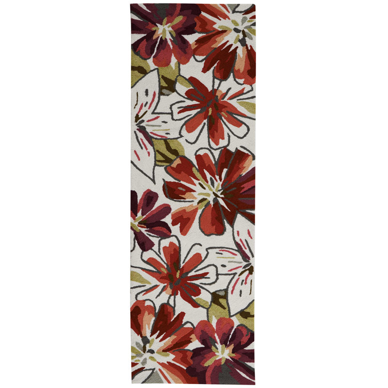 Asiha Floral Indoor Rug, Runner 2'3" x 8'