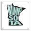 Art mural en verre acrylique épique «Minnesota 2» par Art Licensing Studio, 24 po x 24 po-117540853