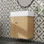 Meuble-lavabo mural 21,6 po avec lavabo et rangement ouvert à gauche-1111216248