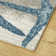 Bayshore Machine Made Power Loom Polypropylene Area Rug in Blue/Gray