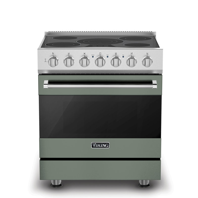 3 Series 30" Self-Cleaning Electric Range, Eucalyptus