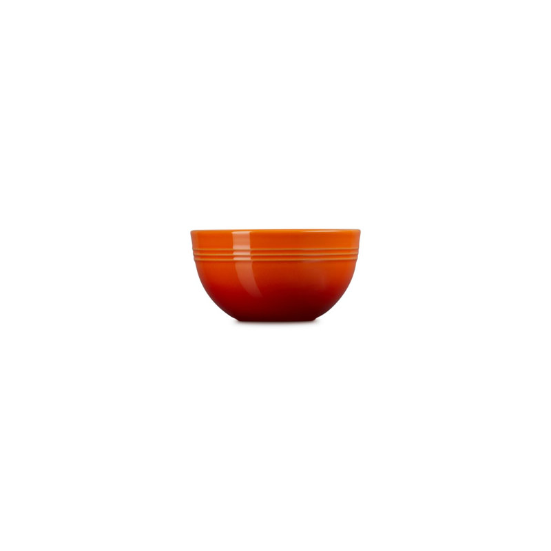 Le Creuset Stoneware Coupe Snack Bowl, 20cm, Volcanic
