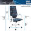 Chaise de bureau moderne Techni Mobile