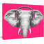 Éléphant avec casque - impression sur toile tendue-19408125