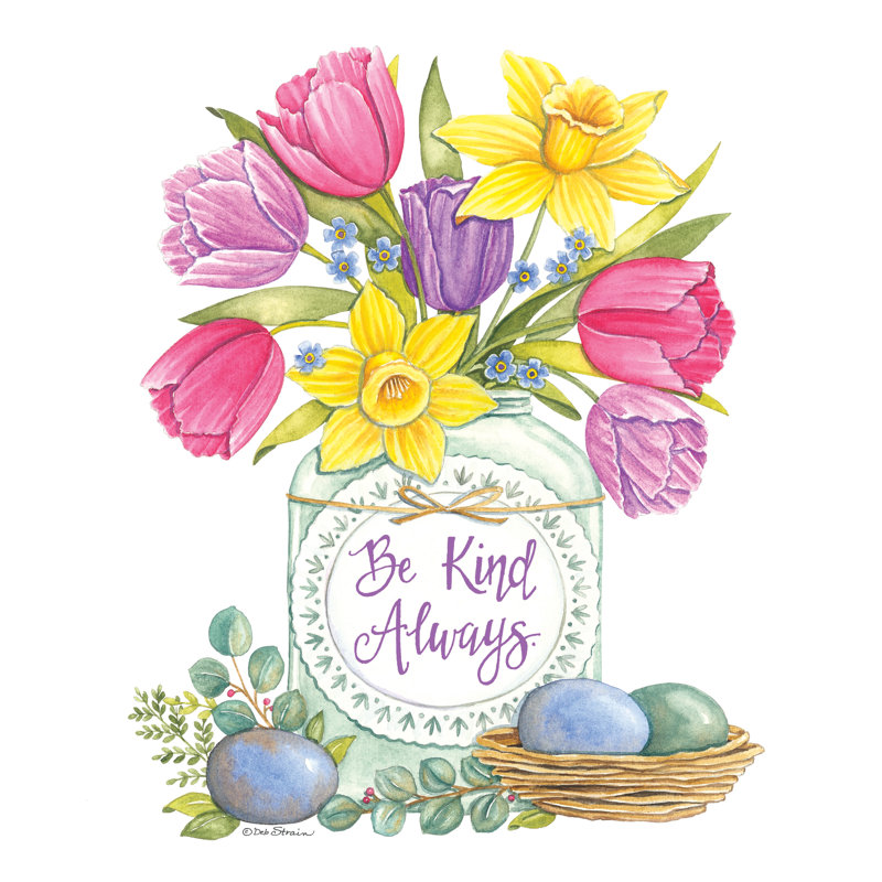Be Kind Always, H 20 po x l 20 po