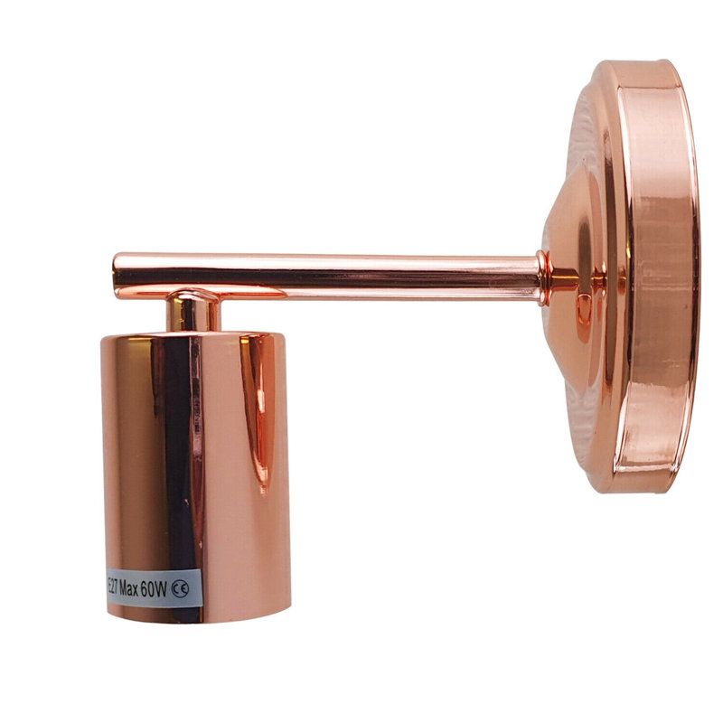 Auburta Armed Sconce, Rose Gold