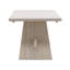 Phelan 95" Wide Reclaimed Pine Wood Dining Table, Whitewash