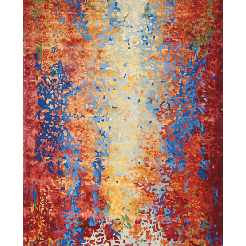 Ariahnna One-of-a-Kind 7'9" X 9'9" Wool Area Rug in