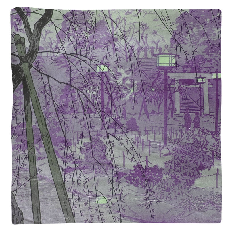 Kasamatsu Shiro Cotton Square Napkin, Purple