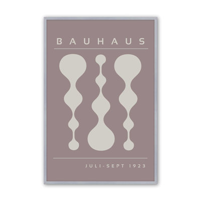 «Warm Taupe» rétro, affiche de Bauhaus II