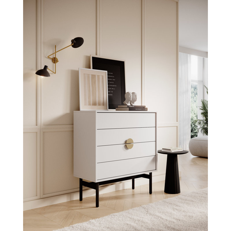 Beah 85cm W 4 - Drawer Chest of Drawers