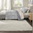 -Piece Bedding Sets, Full Size Polyester, Modern Grey Comforter Set