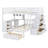Bunk Bed With Desk, Drawers And Shelves-2078179807