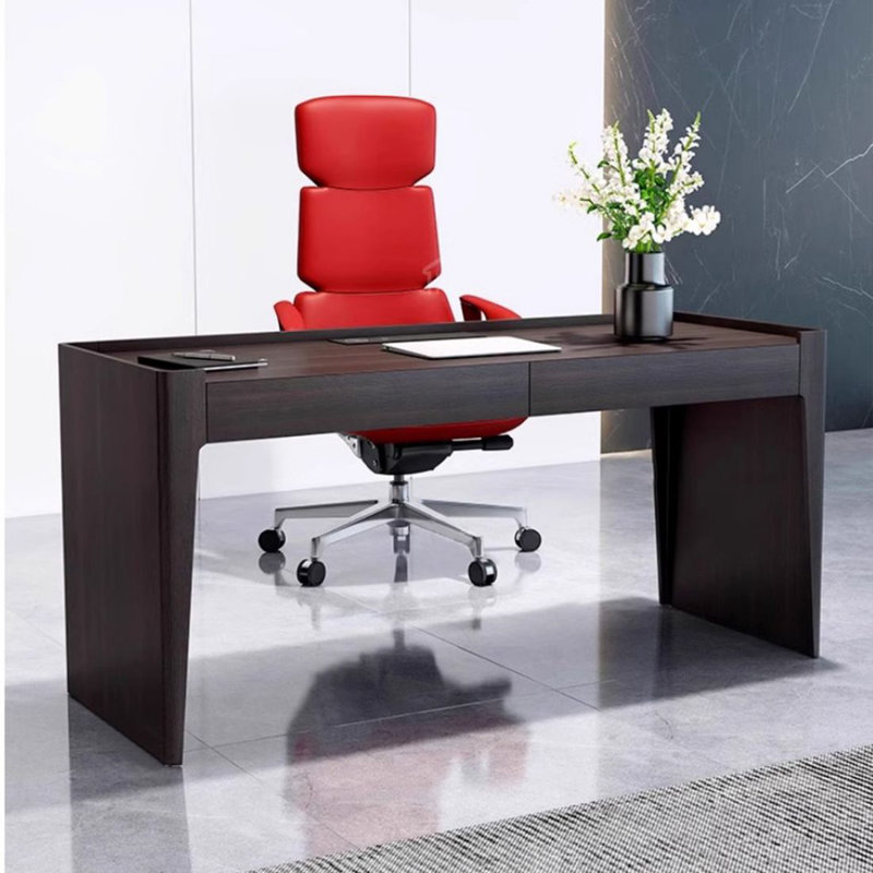 Bureau moderne et simple avec tiroirs, H 29,53 po x l 55,12 po x P 23,62 po
