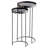 2 - Piece Glass Top Living Room Table Set