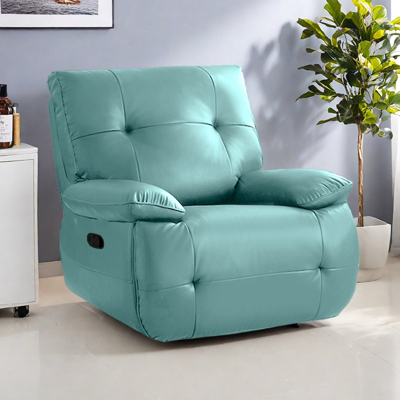 Fauteuil inclinable Quanetta, Cyan