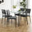 This Five-piece Set Includes A Modern Tempered Glass Table And Four Chairs For A Four-person Square Glass Dining Room, As Well As A Tiny Kitchen Table And Chairs That Are Ideal For Small Rooms Or Apartments.
