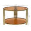 Table basse en verre seulement La table, sans chaises.
