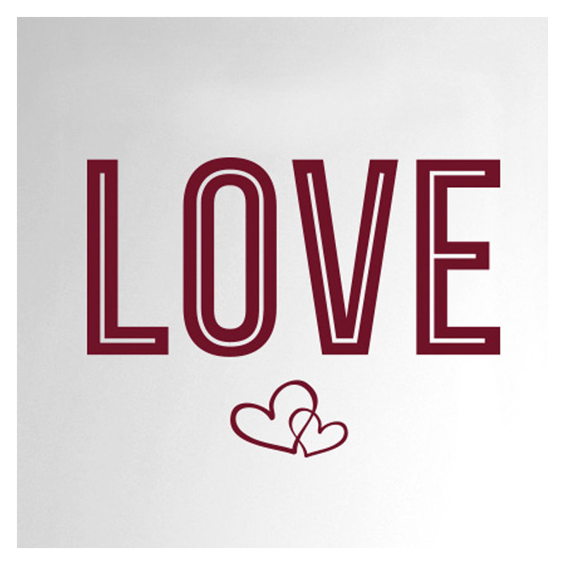 Wall Decal, Burgundy
