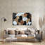 Art mural en verre Epic Art «Chocolate Marshmallow Walnuts 2» par Coco Good-111166553