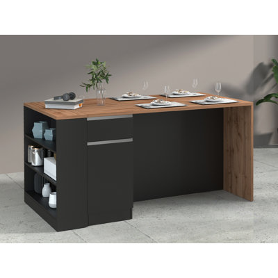 SOLE Wood Kitchen Island