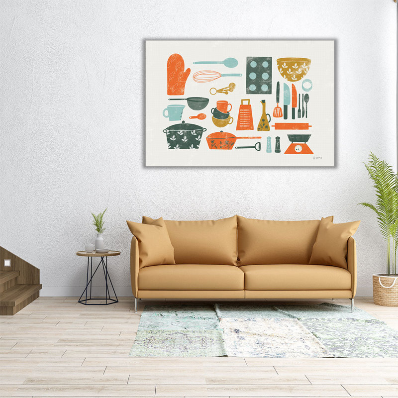 Retro Kitchen I - Canvas Print Wall Art, 20" H x 30" W