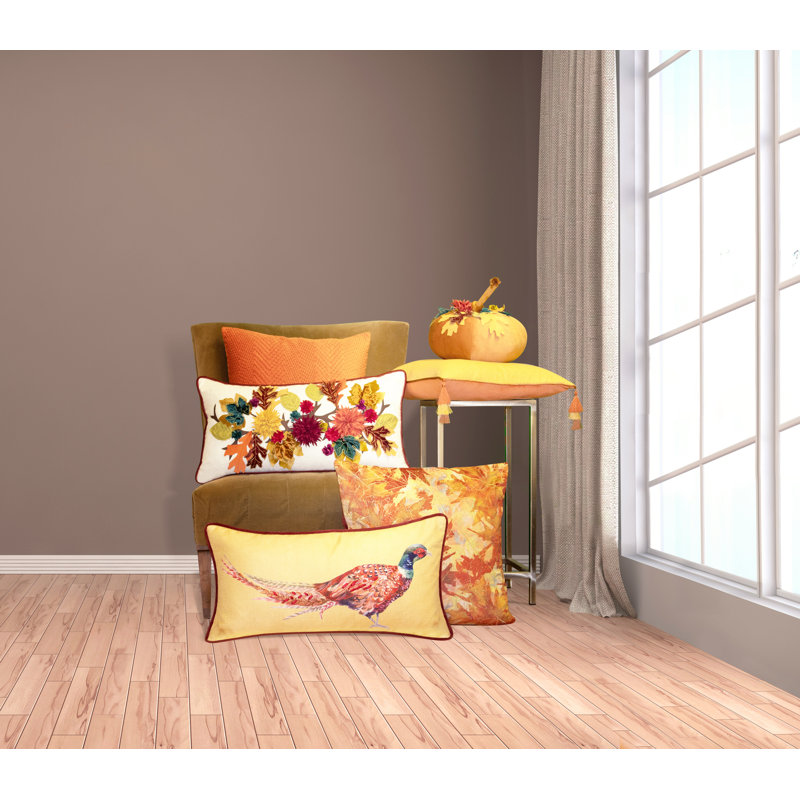  Housse et insert de coussin fantaisie, Orange