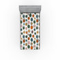 Orange, vert, rosé / pois