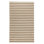 Palma 2x3 Hand Woven Performance Stripe Brown Fabric Rug