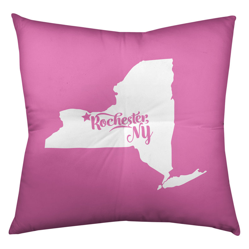 Tufted Floor Pillow, 26" x 26", Pink, Rochester