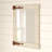 Serenad Rectangular Wood Farmhouse Wall Mirror