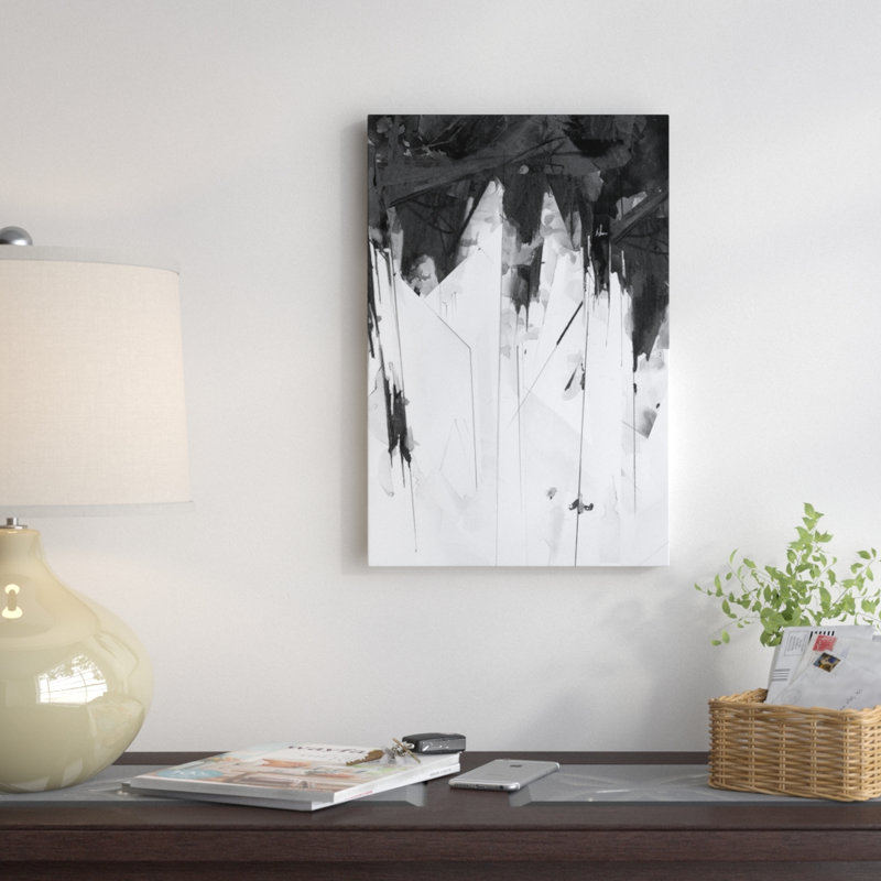 « macy », impression sur toile tendue, H 26 po x l 18 po x P 1,5 po, Toile avec cadre noir, Pas de tapis