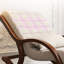 Chaise berçante en bois massif-100709726