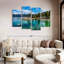 Green Lake Tahoe Wall Art Multi Piece Canvas Print-1425298241