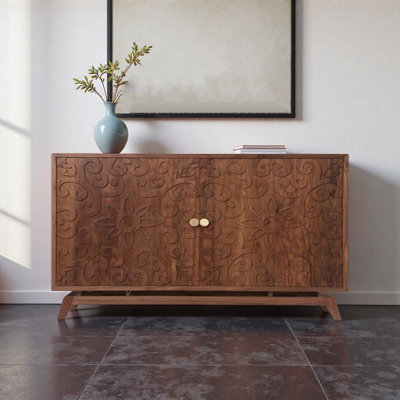 Buffet entièrement en bois massif