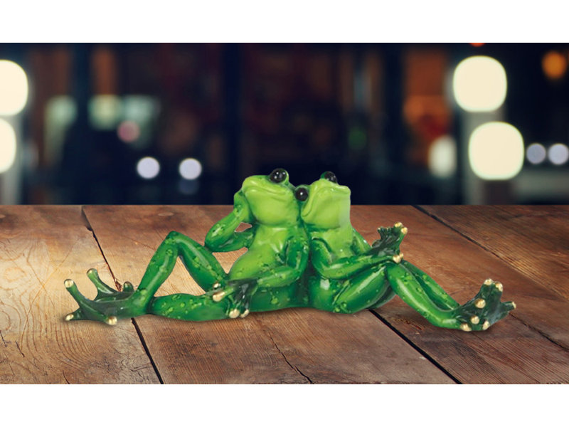 Figurine Jennita 9 "Happy Frog Couple