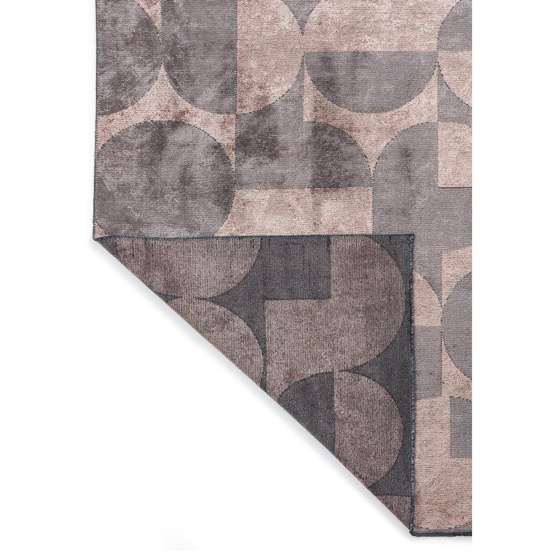 Modern Abstract Polka Dots Rug, Square 9'