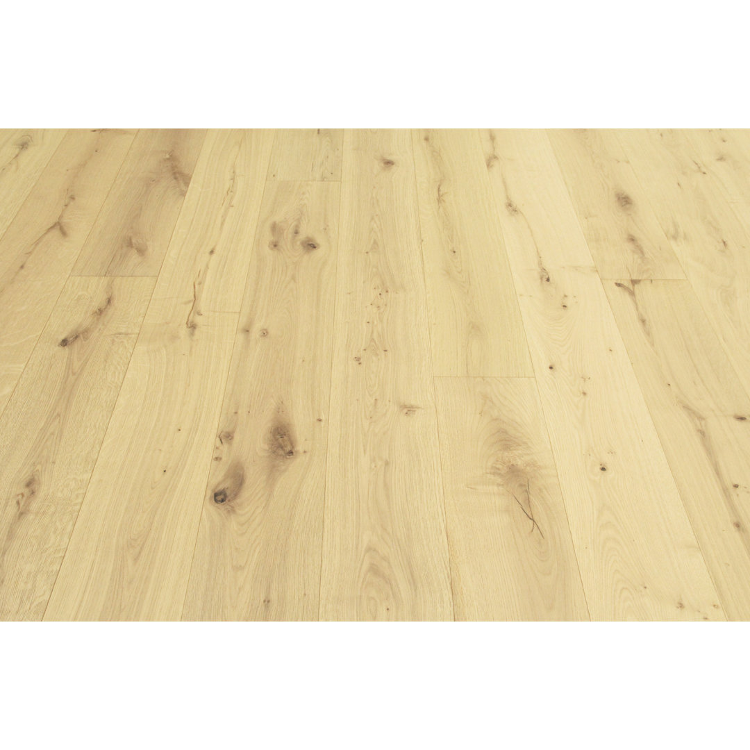 Prime Grade Oak Unfinished Plank Engineered Flooring