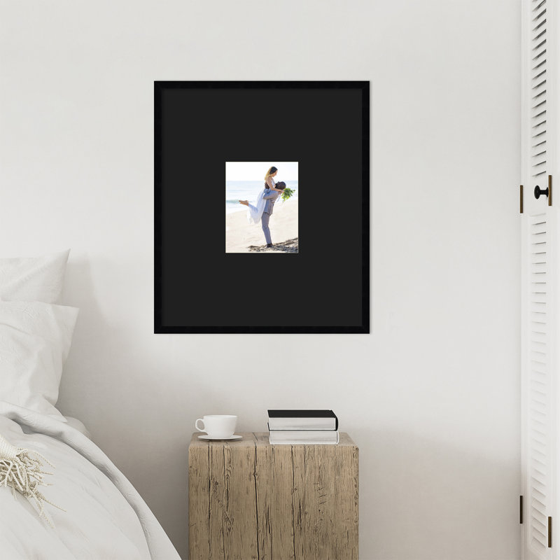 Cadre photo Svelte, 16 x 26 avec passe-partout 8 x 10, Blanc svelte
