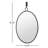 Stopwatch Oval Powder Room Mirror - Black-471552078-420534066-420534070