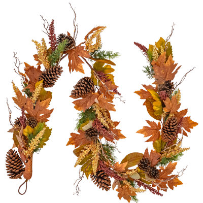 RUSTIC WOODLAND 183cm Faux Garland