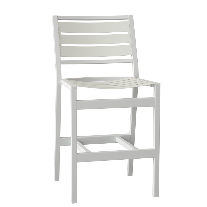 Tabouret de bar 28 po Cabana Club, Coquille, Neige