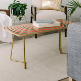 Solid Wood Top Coffee Table
