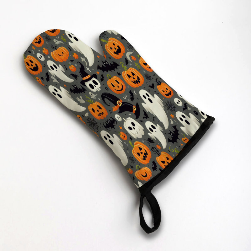 Ghost Parade Oven Mitt Cotton Twill