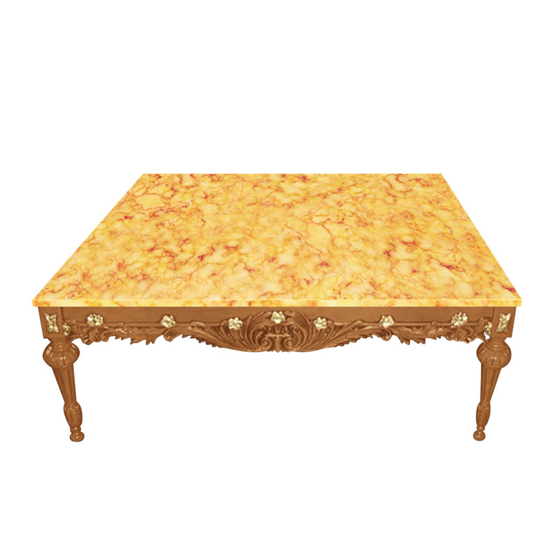 Coffee Table, Crema Valencia, Burl 03