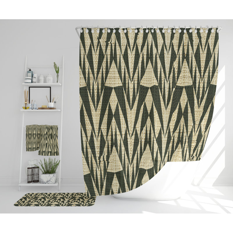 Nataliz Polyester Shower Curtain Set