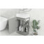 Lavabo de salle de bain de 18,6 pouces avec lavabo, lavabo de salle de bain avec tablettes doubles, direction à gauche ou à droite-1956090856