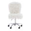 Chaise de travail en fausse fourrure Aikens-1658299566