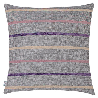 Raye Striped Square Throw Pillow Cover