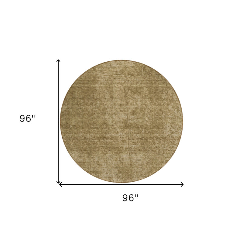 Tapis d'intérieur rond 8 po